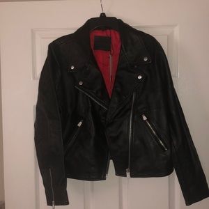Brand New - Levi Straus Black Leather Jacket - XL